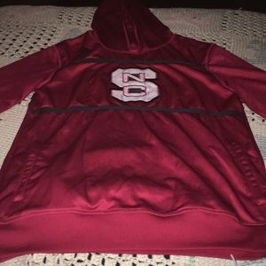 Red adidas NCS hoodie